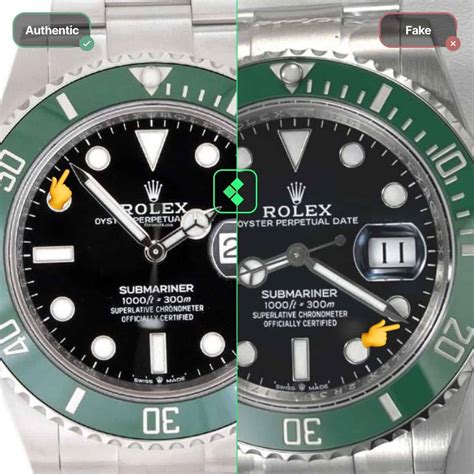 how to spot a Rolex hand